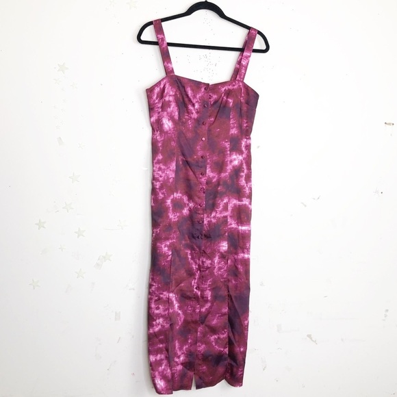 CINQ A’ Sept’ tie dye Alexa button down dress - Picture 11 of 15